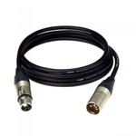 Балансный аудио кабель с разъемами XLR female - XLR male, длина 10,0 м. Балансный аудио кабель PROCAST Cable XLR(f)/XLR(m) 10,0