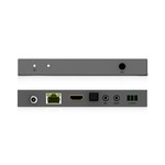 HDMI 4K по HDBaseT Lite - 40 м, поддержка разрешений до 1080p@60Гц благодаря использованию кодека H.264, дополнительный кольцевой выход HDMI-A на передатчике Устройство передача сигнала PureLink XTND4K40