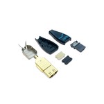 Разъем Premium HDMI-DIY с высокоточными контактами, покрытыми 24K золотом Разъем HDMI PureLink LU-ID-CON-R10