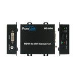  HDMI в DVI с HDCP, компактный корпус и низкое потребление, устранение шумов и помех в автоматическом режиме Преобразователь формата PureLink HC-HD1