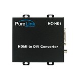  HDMI в DVI с HDCP, компактный корпус и низкое потребление, устранение шумов и помех в автоматическом режиме Преобразователь формата PureLink HC-HD1