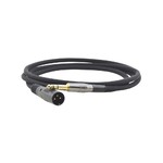Переходной кабель с разъемами стерео Jack 6,3 мм на XLR 3-pin (вилка-вилка), 3 м Коммутационный кабель Kramer C-A63M/XLM-10